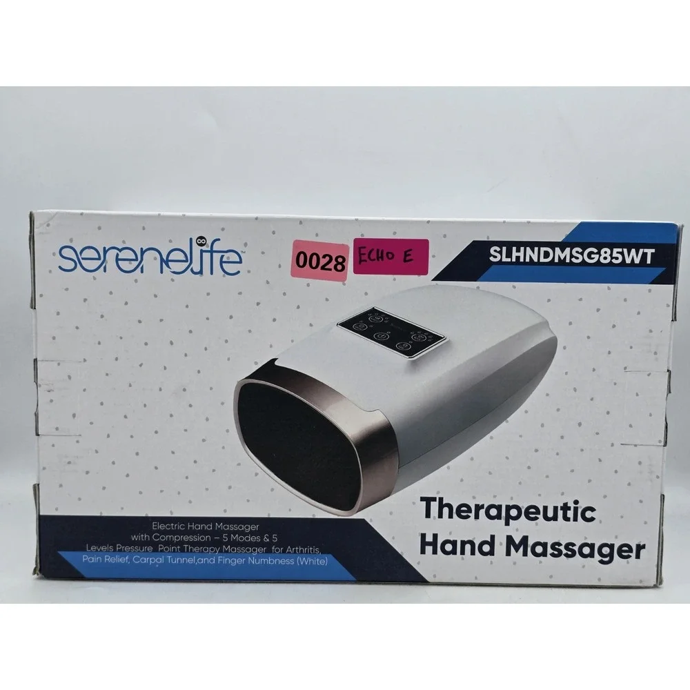 Cordless Hand Massager with Compression & Heat‎ Arthritis Carpal Tunnel 5 Modes